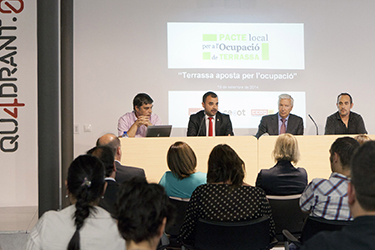 Presentación del programa Terrassa apuesta por la ocupación